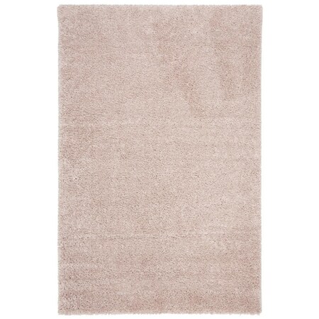 Safavieh 5 ft. 1 in. x 7 ft. 6 in. Solo Shag Collection Contemporary Rectangle Power Loomed Rug, Beige SGO114B-5
